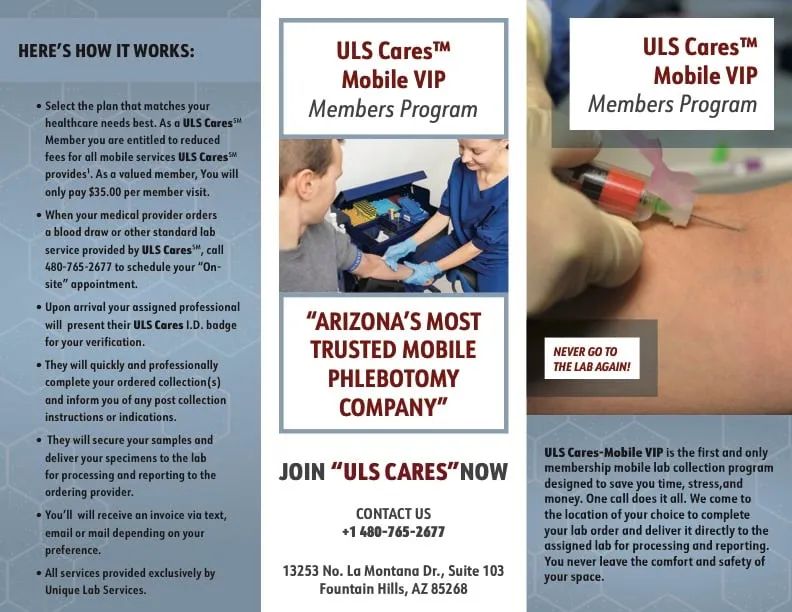 ULS Cares brochure