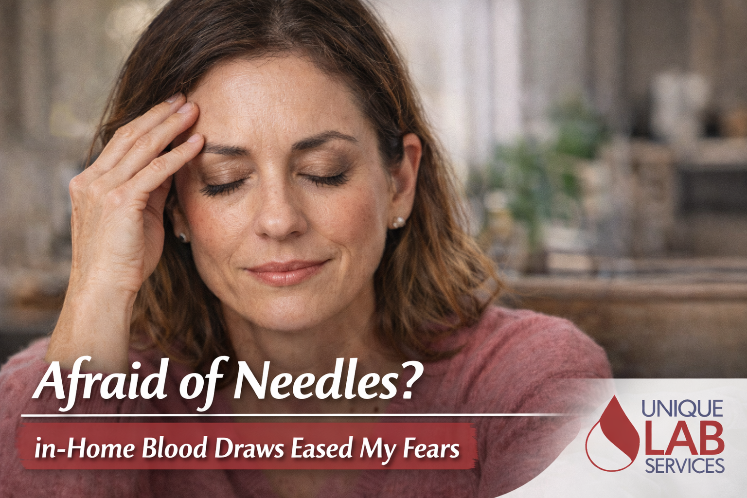 afraid of needles get blood draws at home by an expert